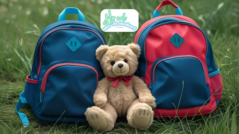 Fluchtrucksack für Kinder: Was gehört rein und wie schwer darf er sein? Foto: KI